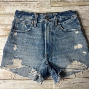 Abercrombie & Fitch Shorts Natural-Rise- Distressed